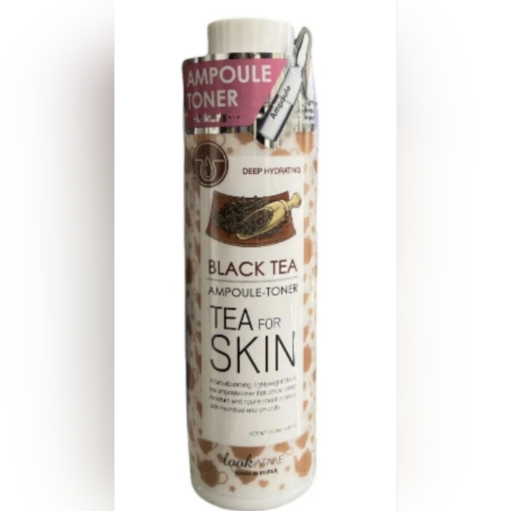 Look At Me Black Tea Ampoule Toner - Tea For Skin Deep Hydrating 8.45oz K-Beauty